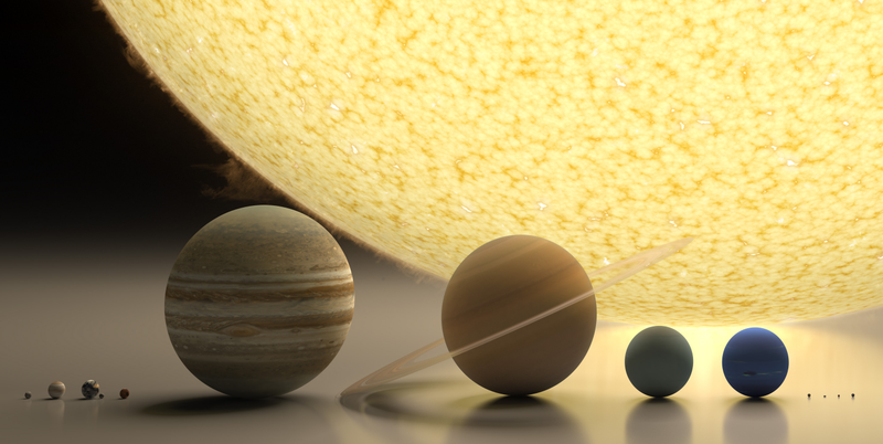 Illustration for article titled El diminuto tamaño de Encélado frente a la inmensidad de Saturno